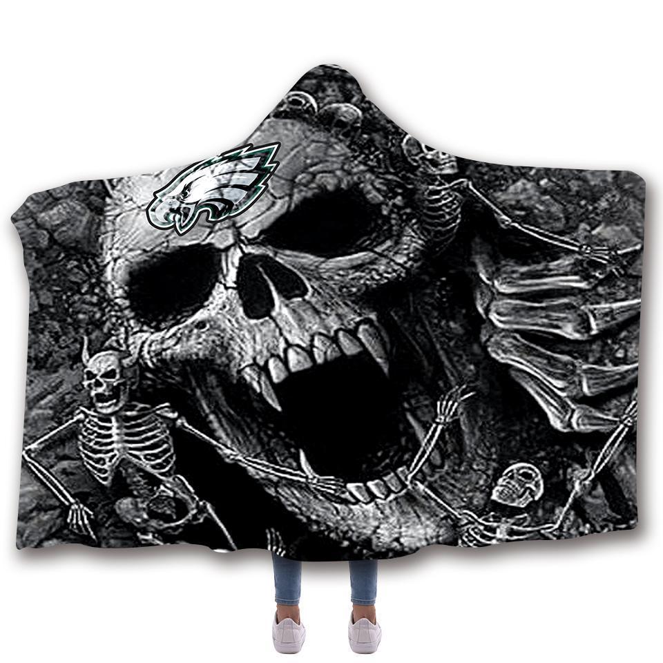 PHILADELPHIA EAGLES CLASSIC 3D HOODED BLANKET