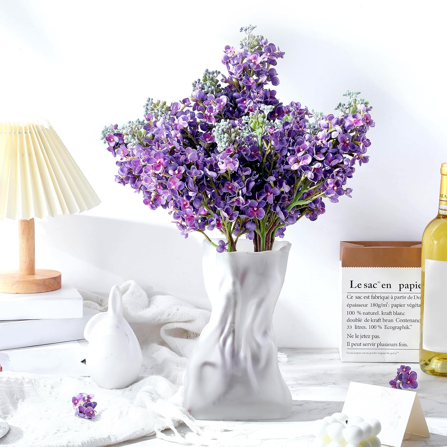 💐💐High Quality Artificial Lilac Bouquet 🔥（ Home Decor Wedding Table Room Decor Gift）