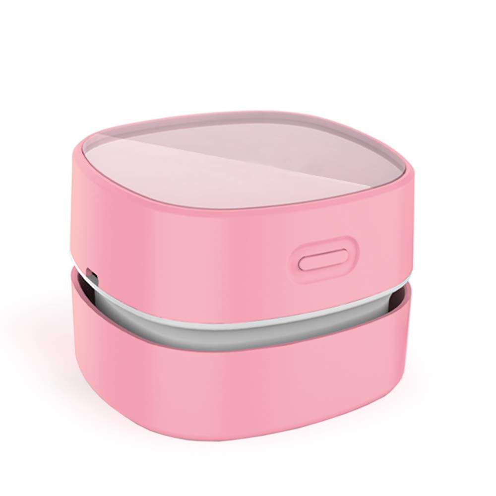 Desktop Vacuum Cleaner,Mini Table dust Sweeper Energy Saving,High Endurance up to 400 mins,Cordless&360º Rotatable Design for Cleaning Hairs,Crumbs,Computer Keyboard