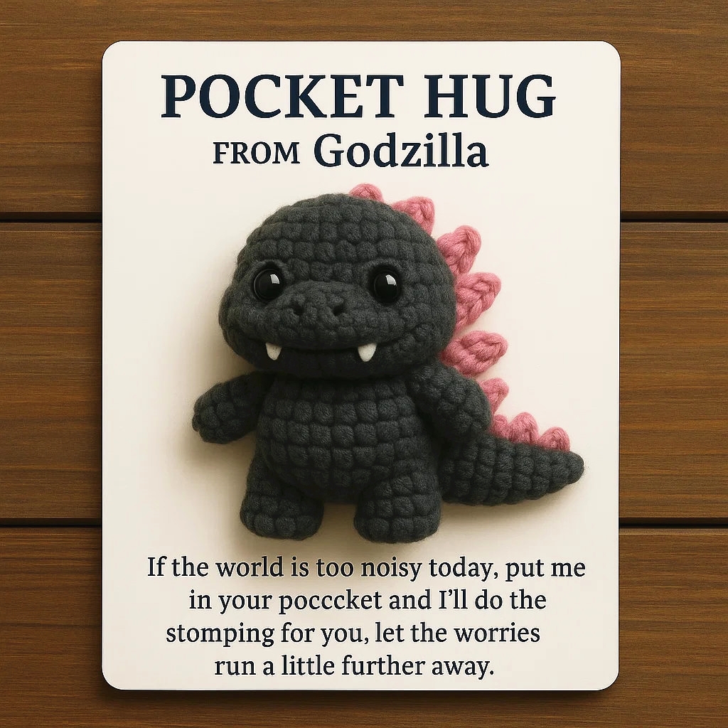 Godzilla pocket hug