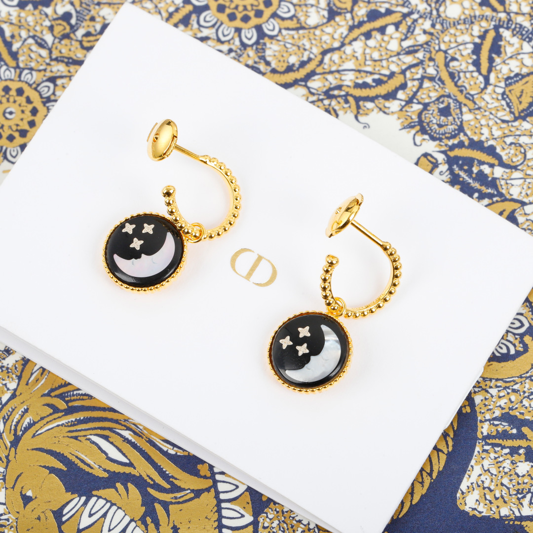 Dior Sun, Moon and Stars Earrings