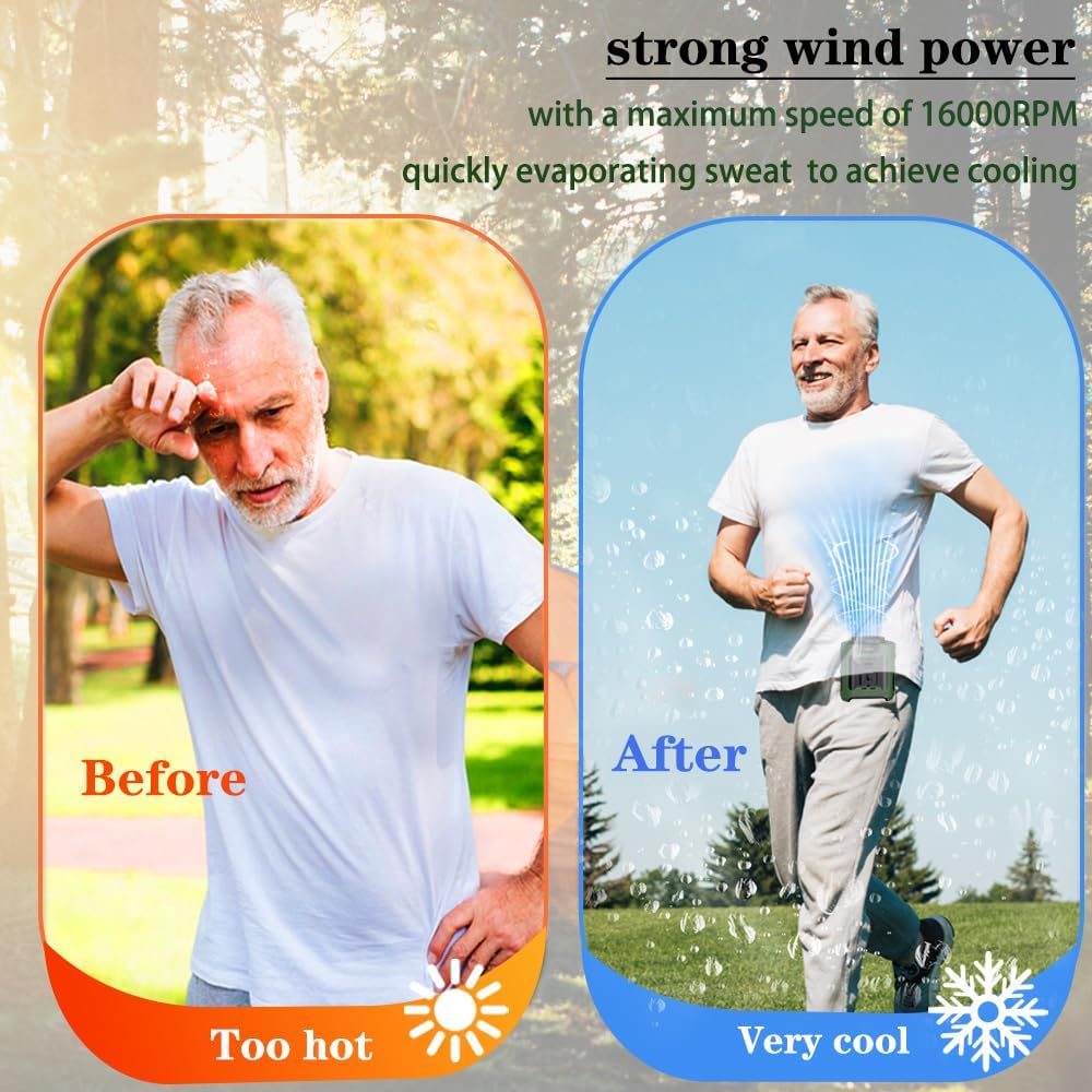 🔥Summer Hot Sale🔥Portable Rechargeable Wearable Bladeless Fan