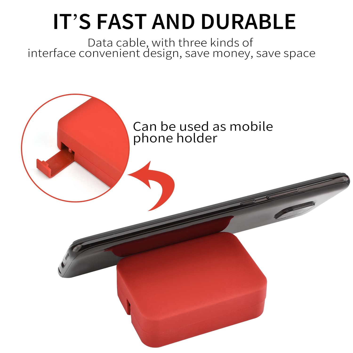 🔥Last Day Promotion-[SAVE 50% OFF]--Three in One Charging Cable Roll Fast Charging Cable--BUY 3 GET 3 FREE & FREE SHIPPING
