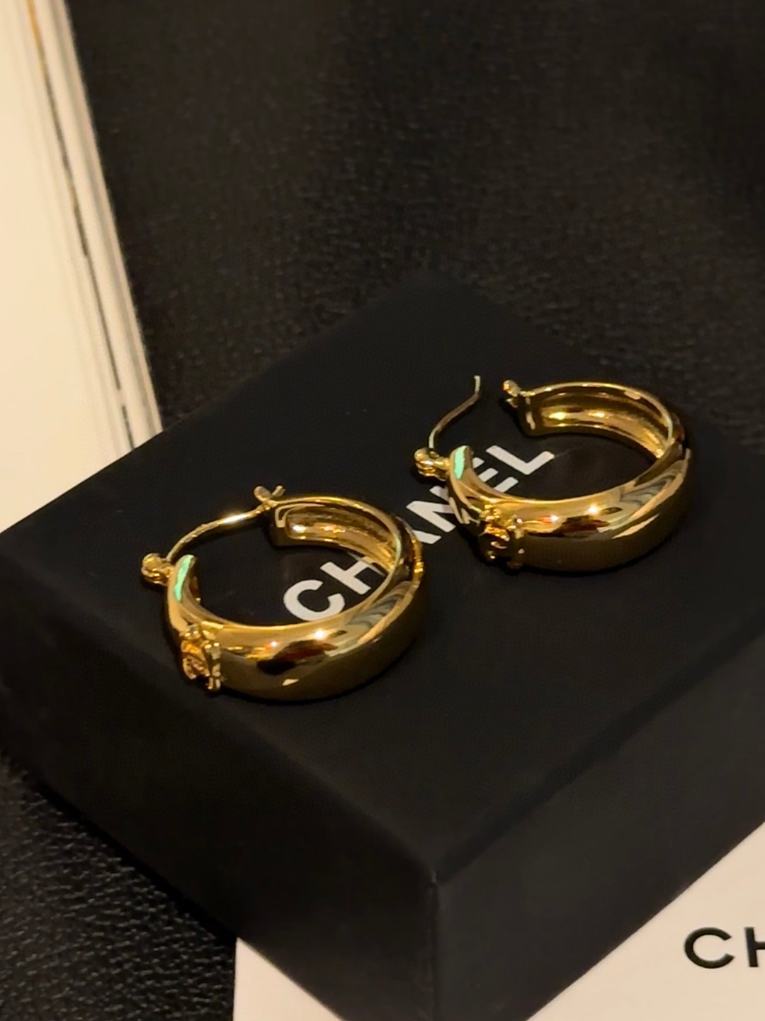 Chanel Double C Earrings