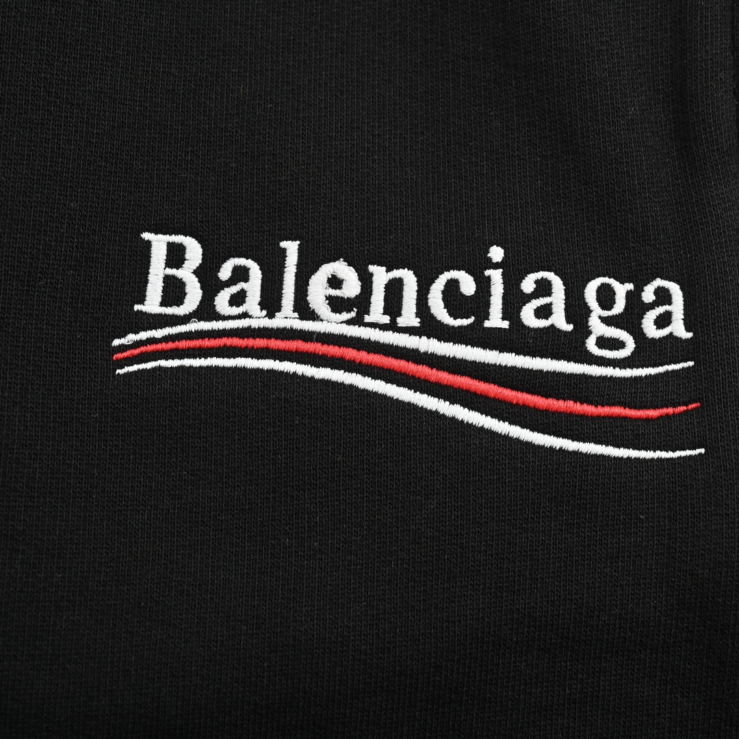 Balenciaga Classic Coke Embroidery Basic Shorts