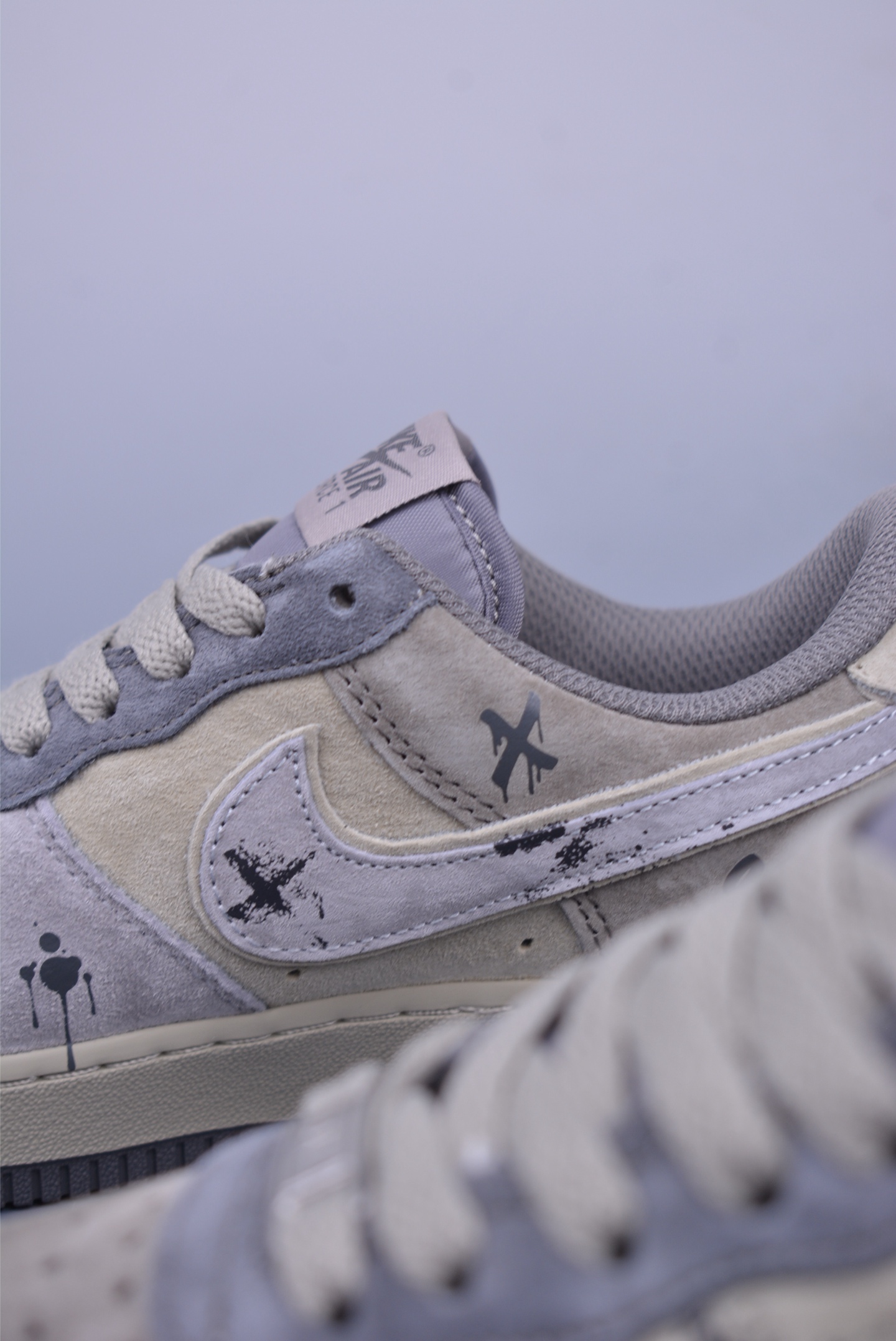 Nike Air Force 1 07 Low Sneakers Dark Skull YD2425-660