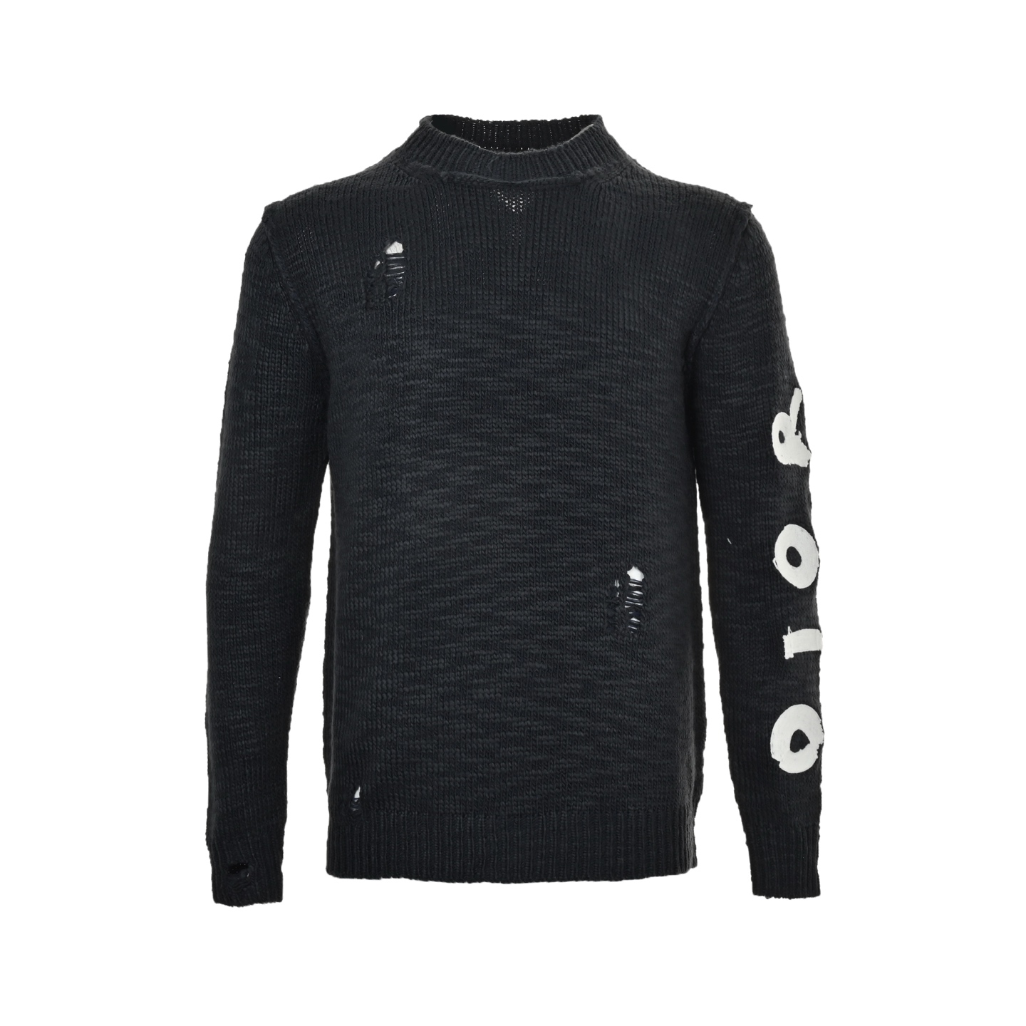 Dior 24Fw dinosaur chair embroidered crewneck sweater