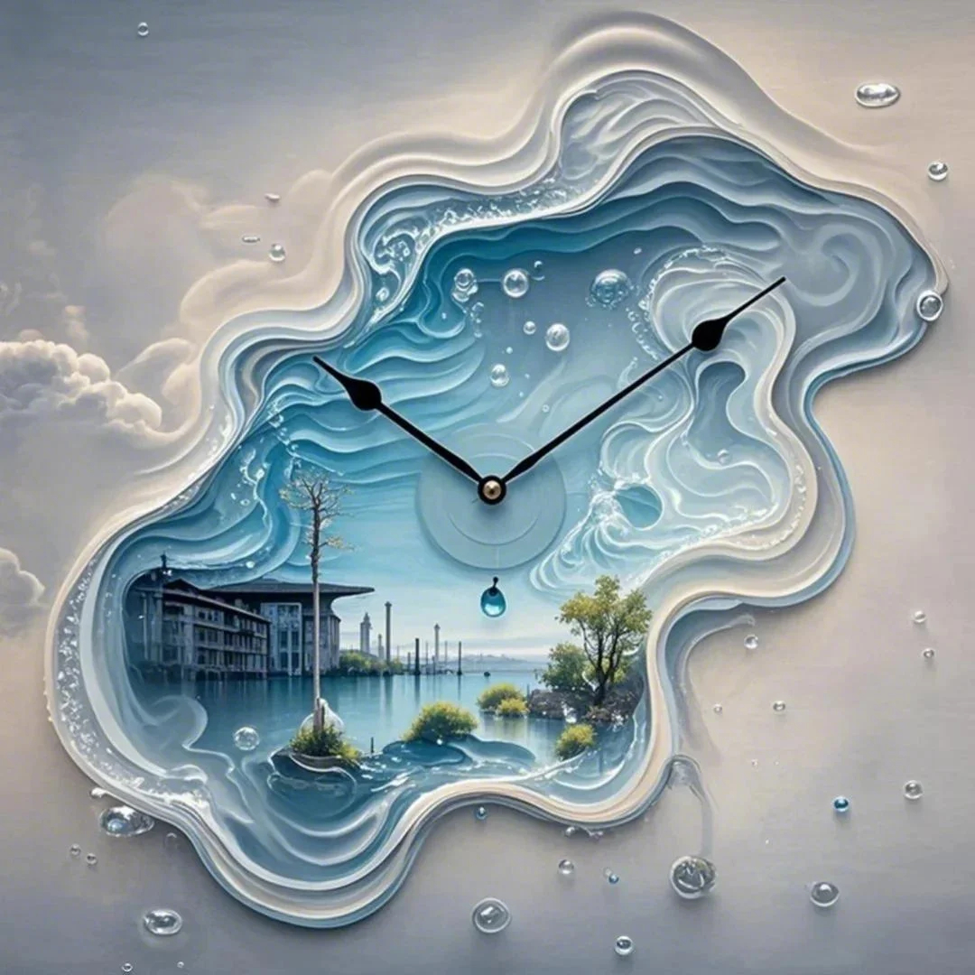 Water ripple wall decoration