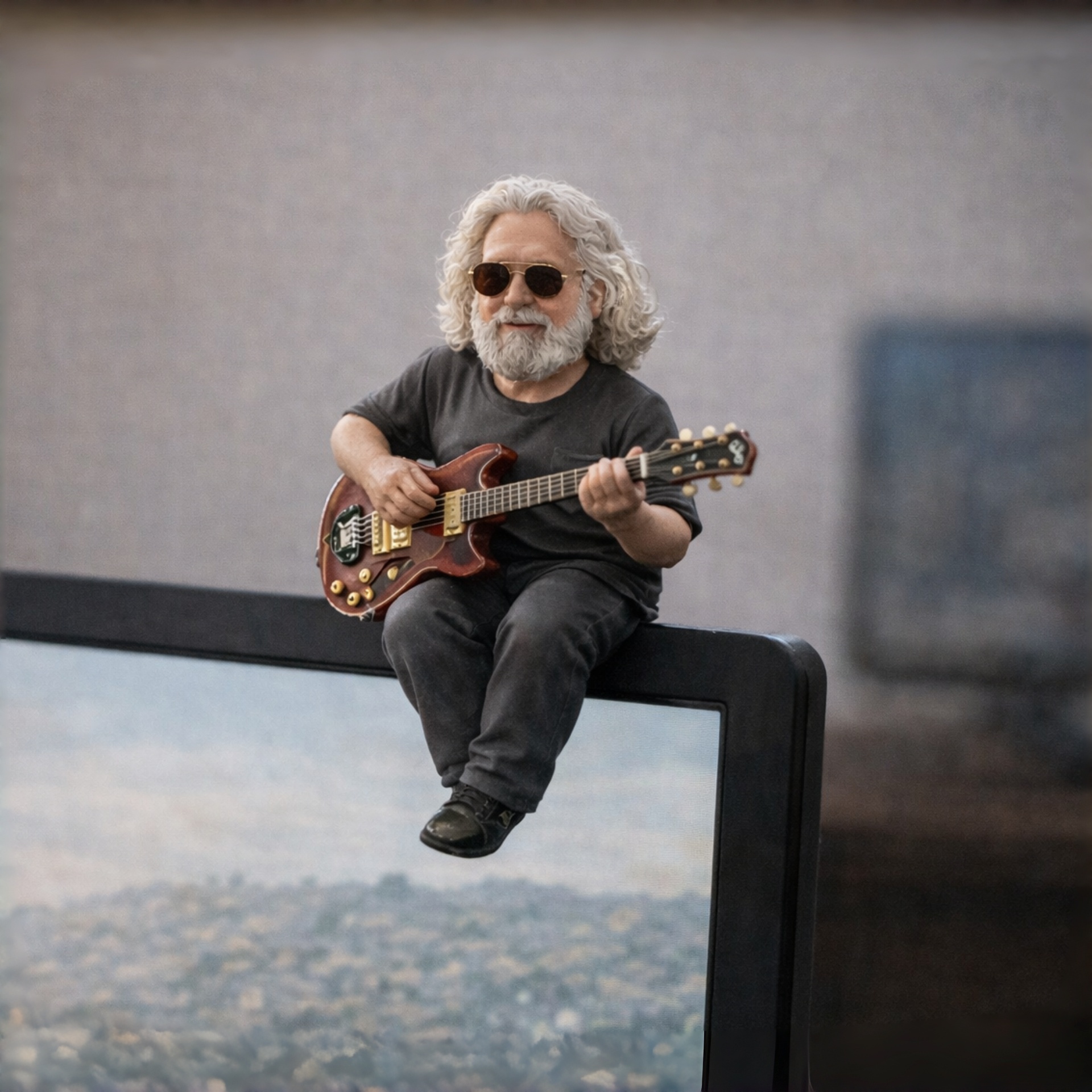 Jerry Garcia Desk Companion Resin Figurine