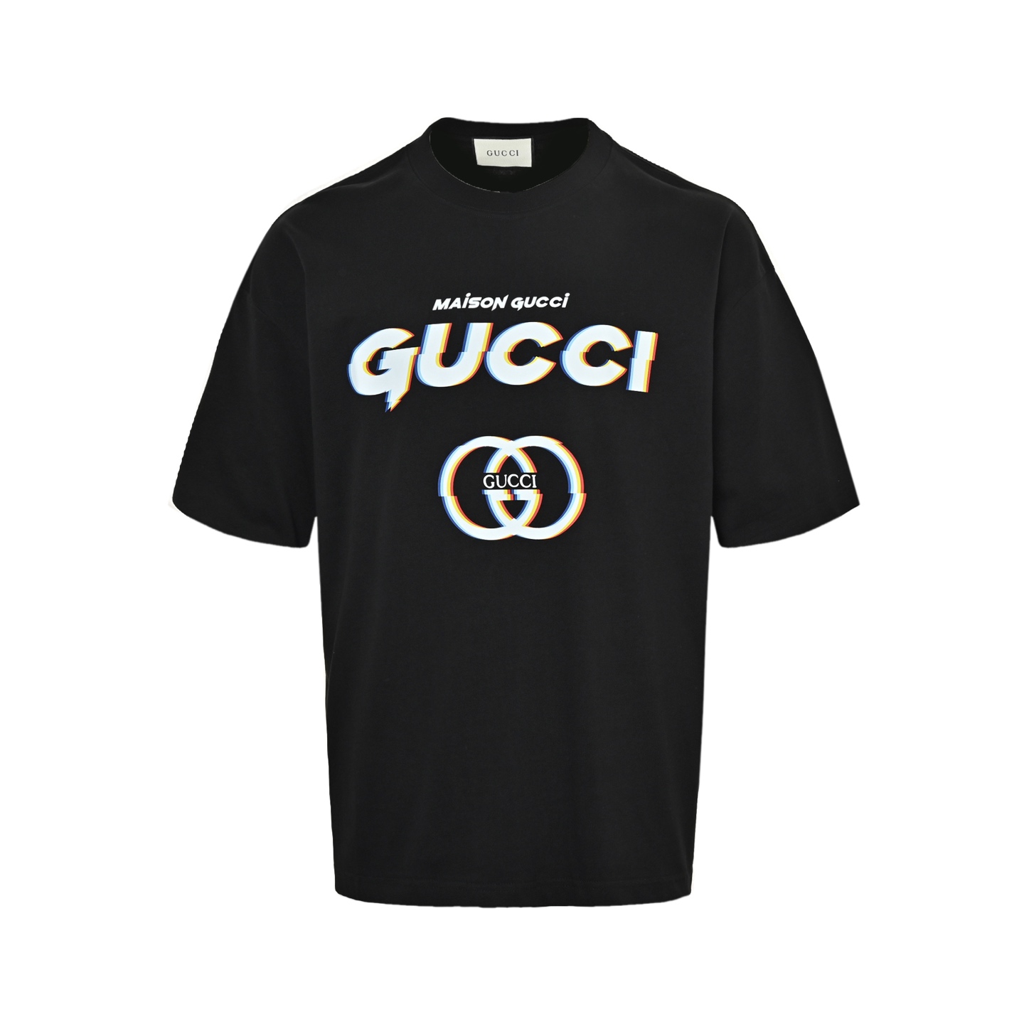 Gucci 24ss phantom letter print short sleeve