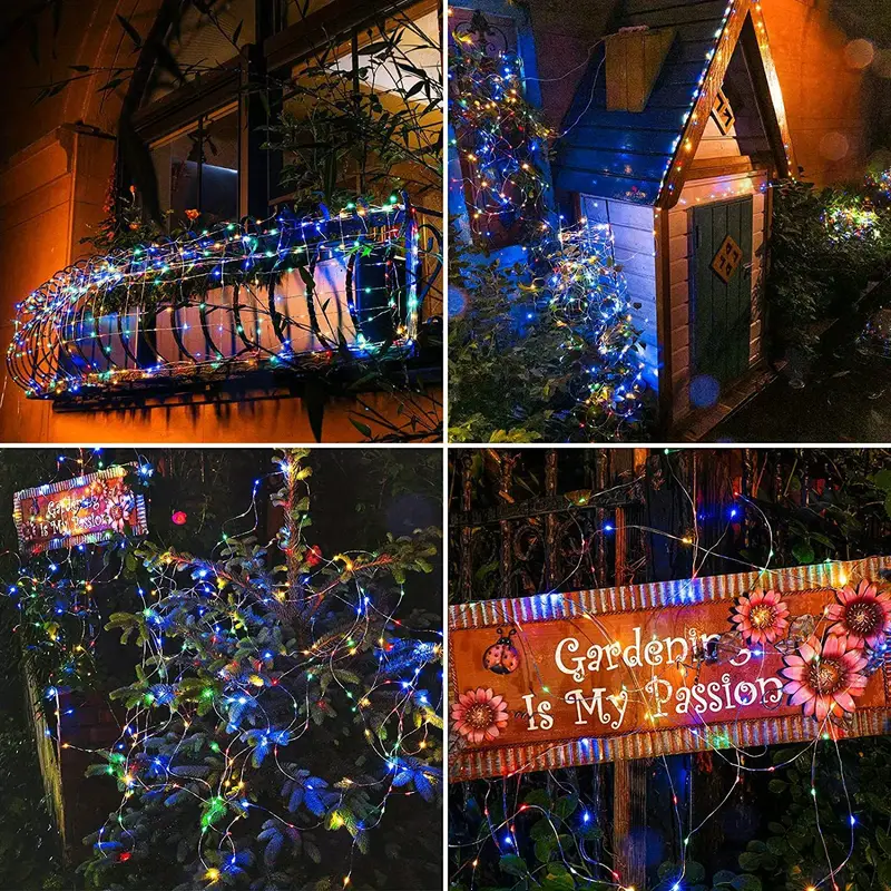 🔥ON SALE🔥39Ft /100 Led Waterproof  Solar String Lights🎁Buy 4 Free Shipping