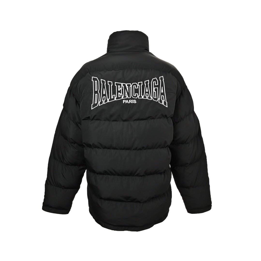 Balenciaga 24Fw Boxing Embroidery Reversible Padded Jacket