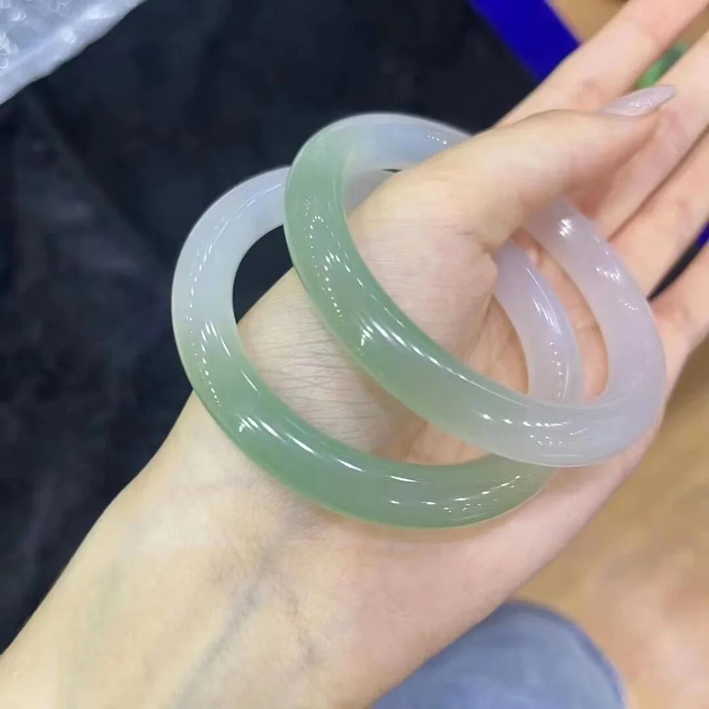 Natural Jade Bangles For Women High Quality Fine Jewelry New In Aesthetic Bracelets Gift For Mother Wholesale Free Shipping
