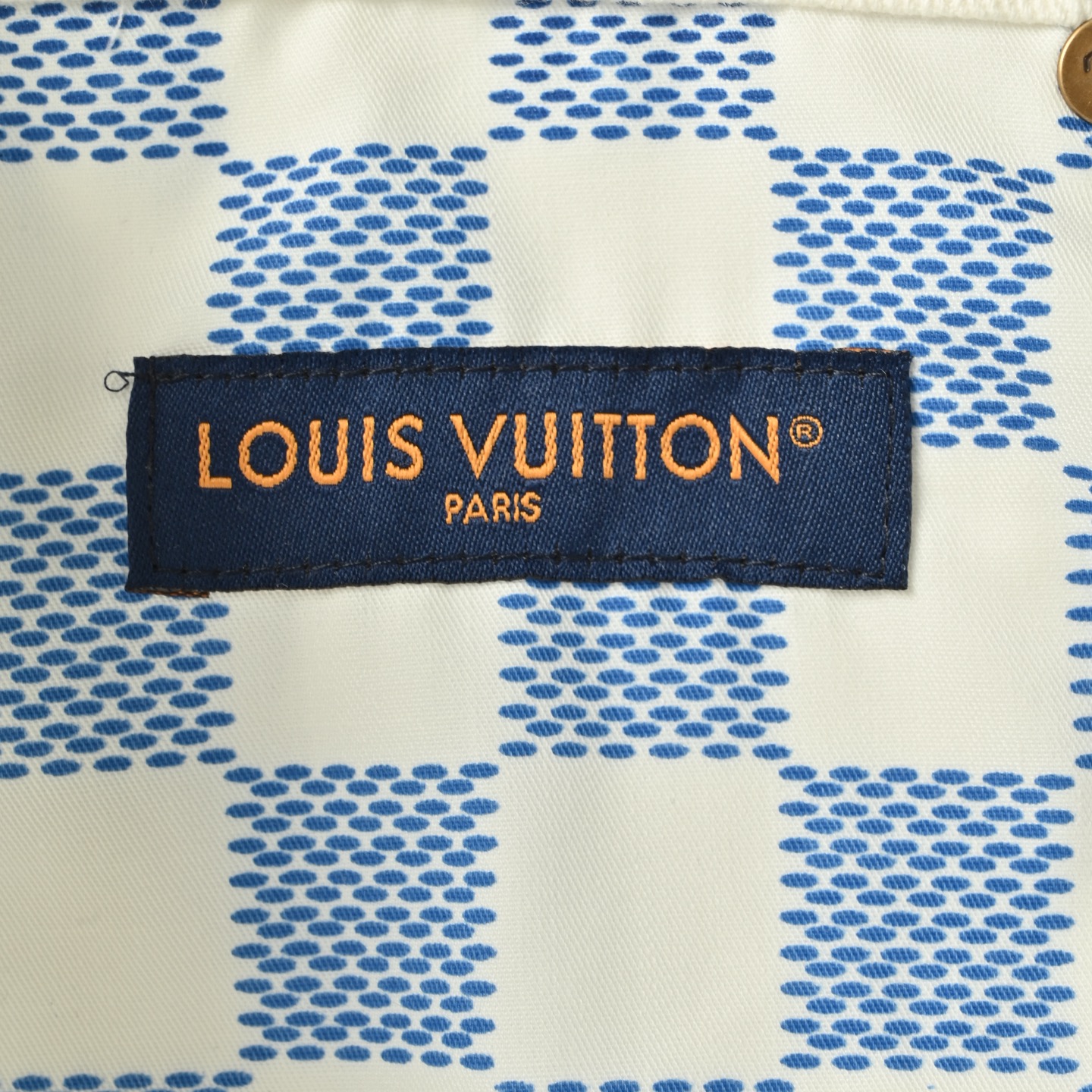 Louis Vuitton 25Fw jeans with embroidered logo on the back pocket