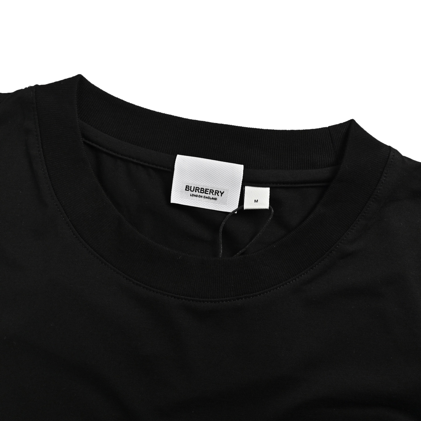 Burberry B logo embroidered plaid short sleeves