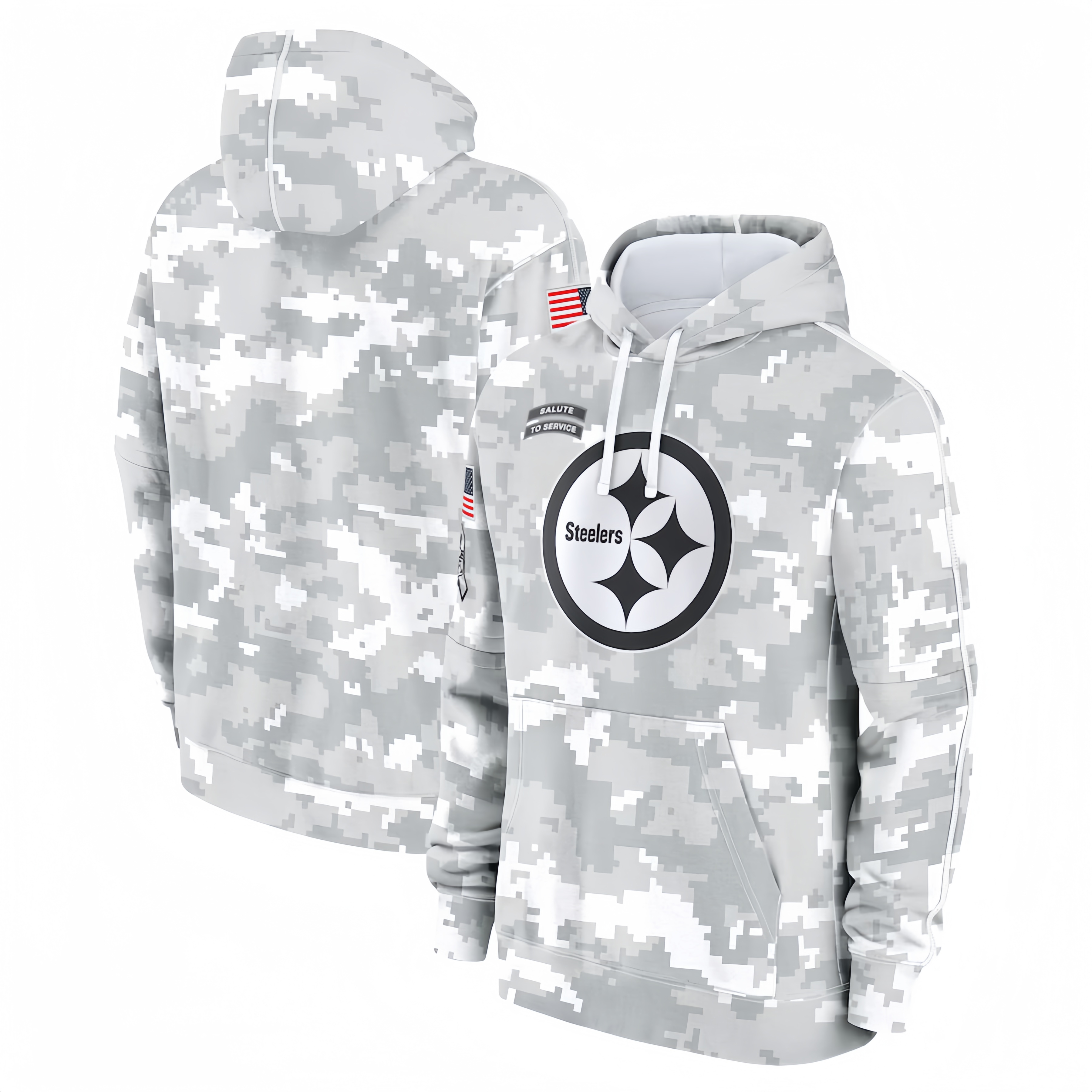 PITTSBURGH STEELERS HEAVYWEIGHT HOODIE VETERAN01