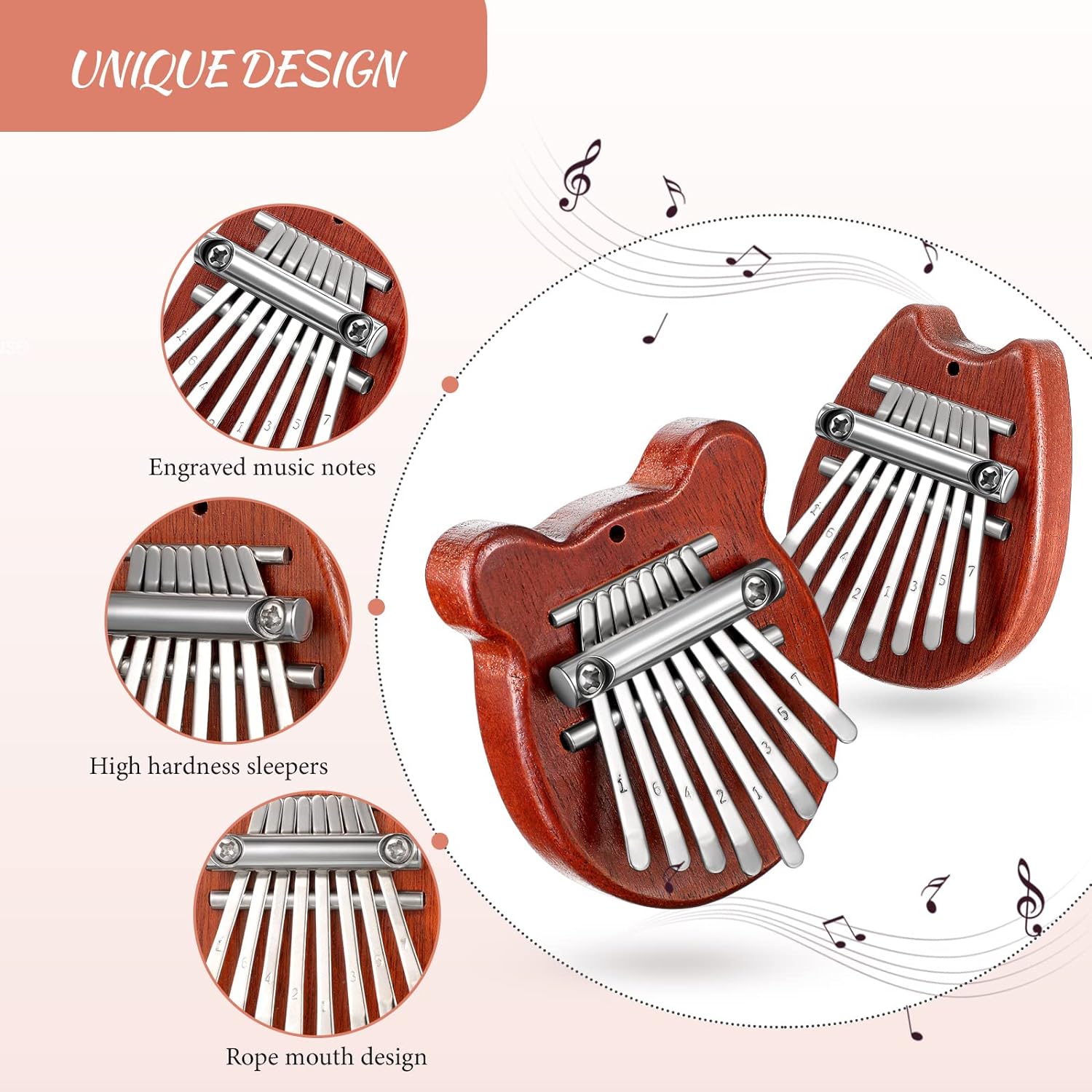 🔥Last Day Promotion - 49% OFF🔥8 Keys Mini Kalimba Thumb Piano -Buy 3 Get Extra 20% OFF & Free Shipping