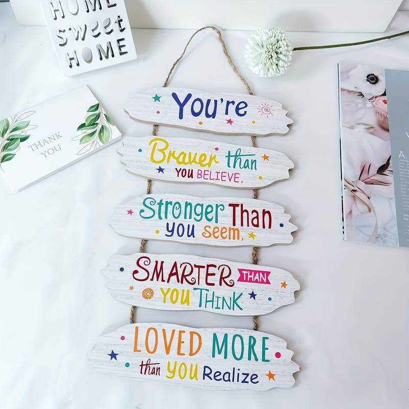 🔥Inspirational slogan decorative signs