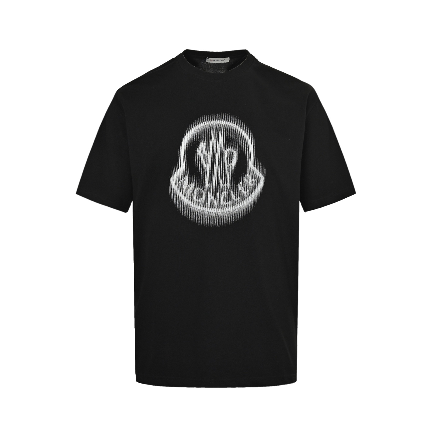 Moncler 25ss pixelated logo print short sleeves