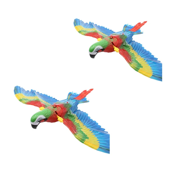 Waggfluence Bird Simulation Interactive Hanging Parrot/Eagle Flying Toy for Cats