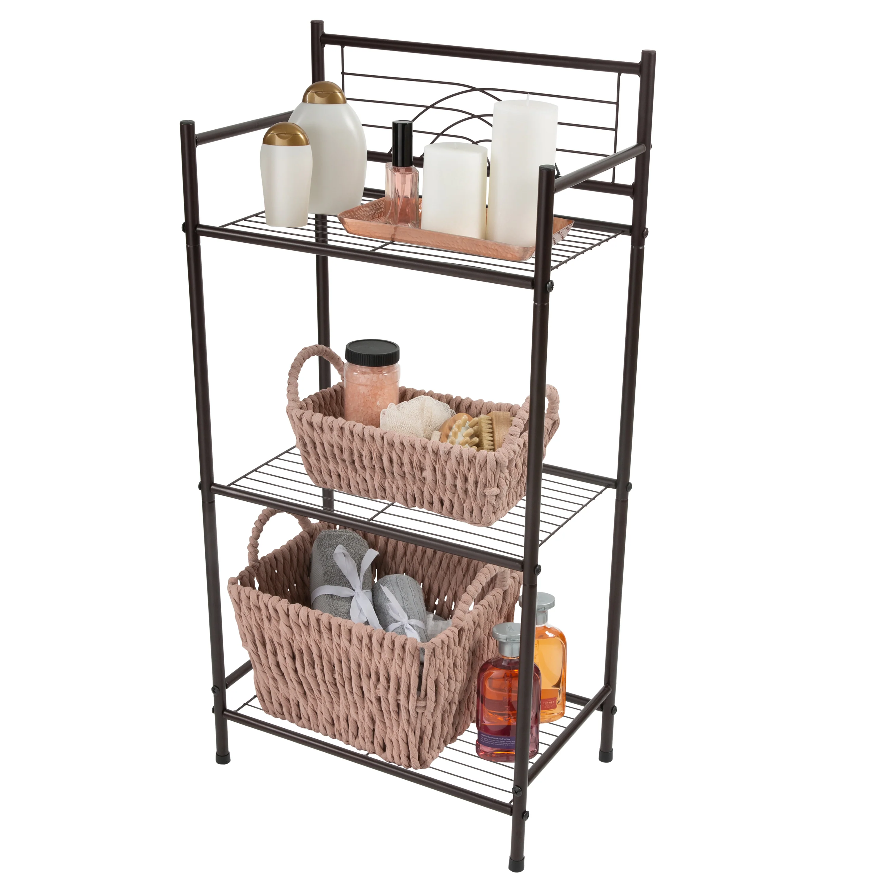 Bath Bliss 3 Tier Storage Shelf in Oil Rubbed Bronze