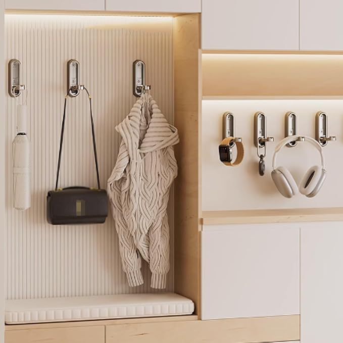 Hidden Folding Wall Hooks