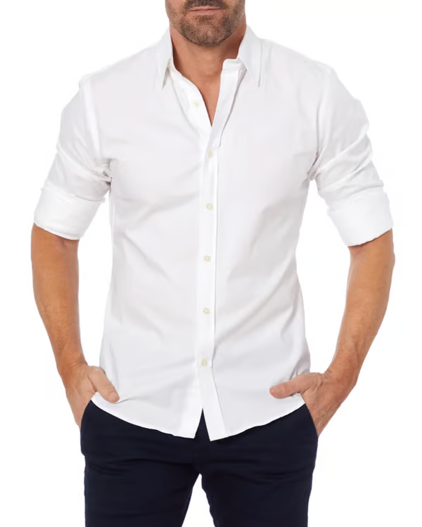 🔥 Last Day 70% OFF 🔥Oxford Stretch Zip Shirt (Buy 2 Free Shipping)