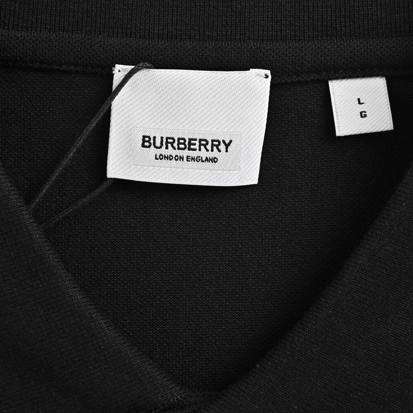 Burberry B logo embroidered Polo short sleeve