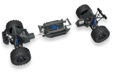 X-MAXX 4x4 new 8S version RTR complete set with 2x 4S / 5000 mAh batteries + Dual charger 2x120W