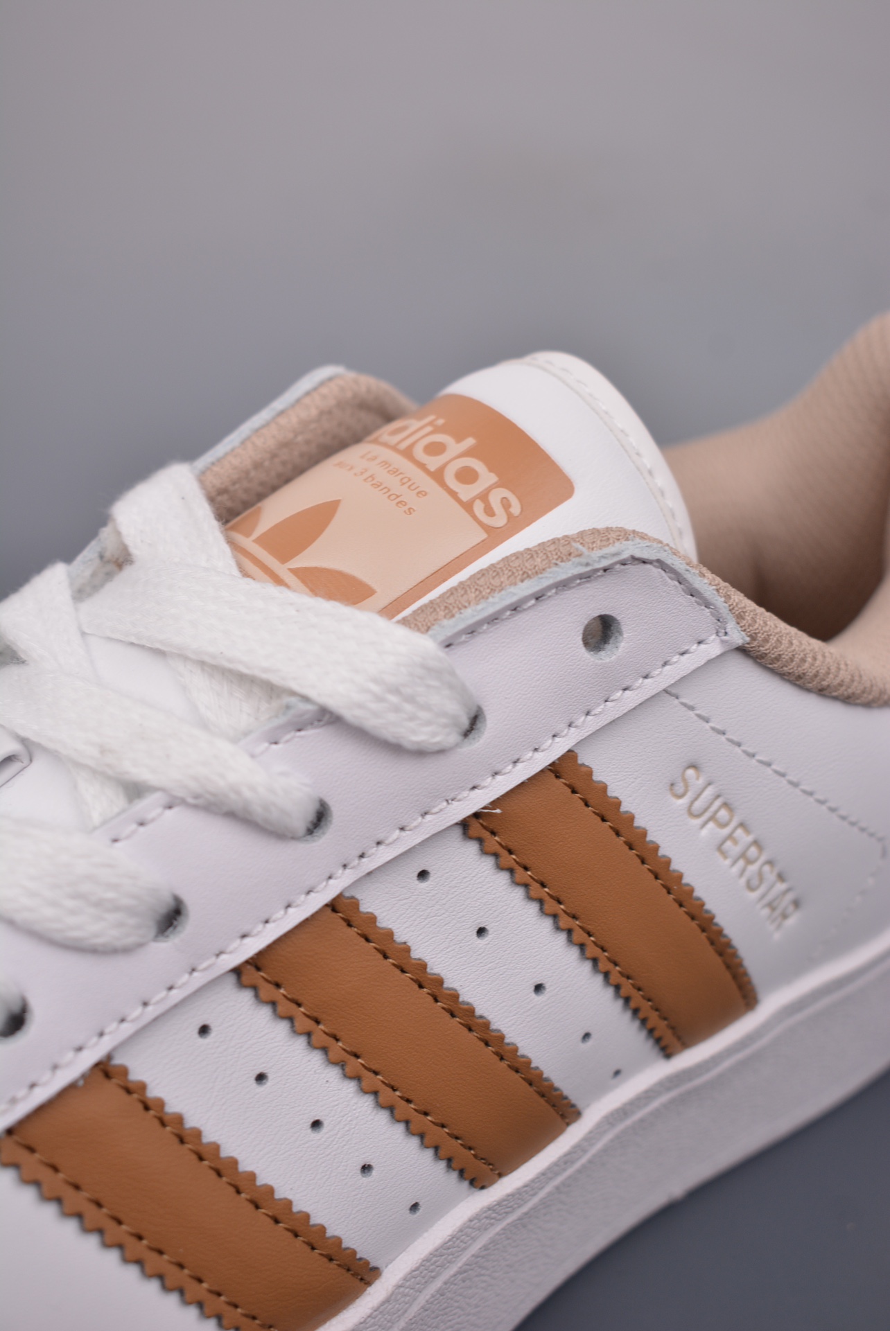 Adidas Originals Superstar XLG Leather White Dark Brown IE0762