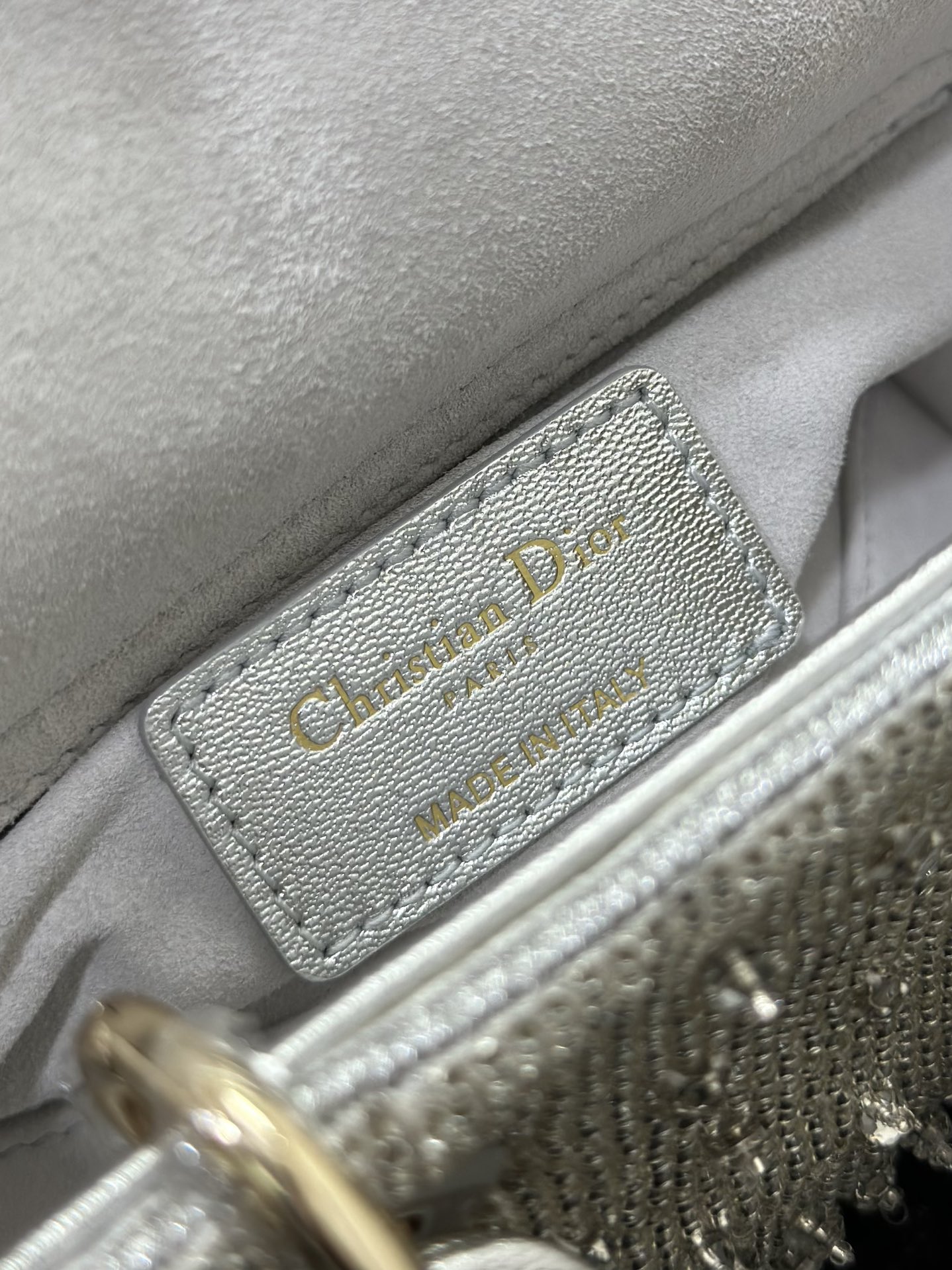 Dior Lady D-Joy Super Mini Embroidered Beads Lady Dior Bag S0910