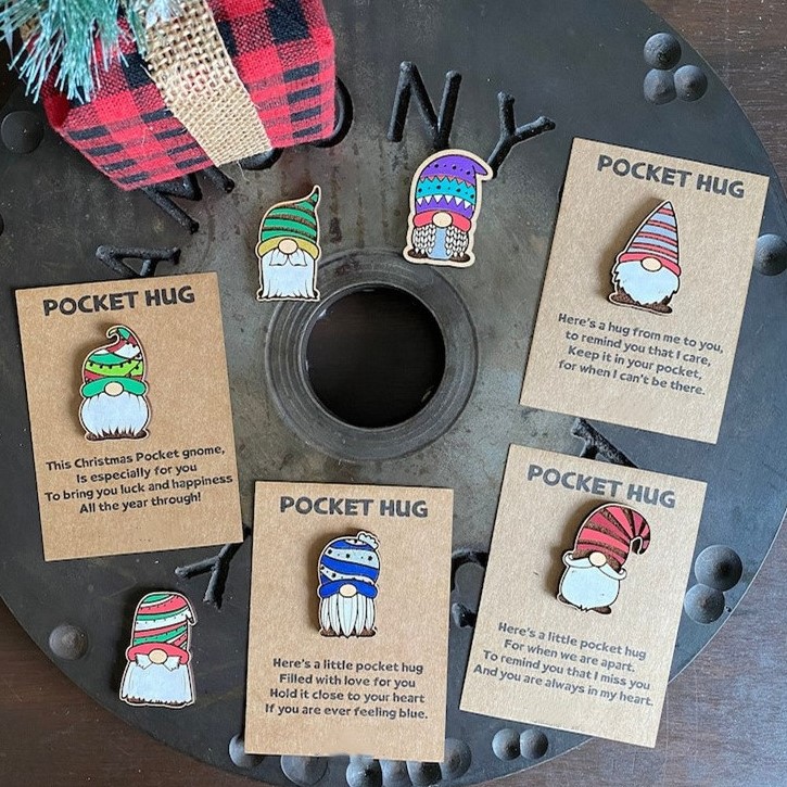 Christmas Gnome Pocket Hugs