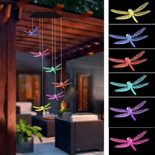 (🔥CHRISTMAS SALE NOW-48% OFF)🐦Solar Powered Wind Chimes Lights🎐-Buy 2 Free Shipping