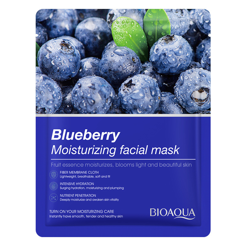 Plant fruit mask sheet pack hydrates and moisturizes to keep skin vibrant and healthy