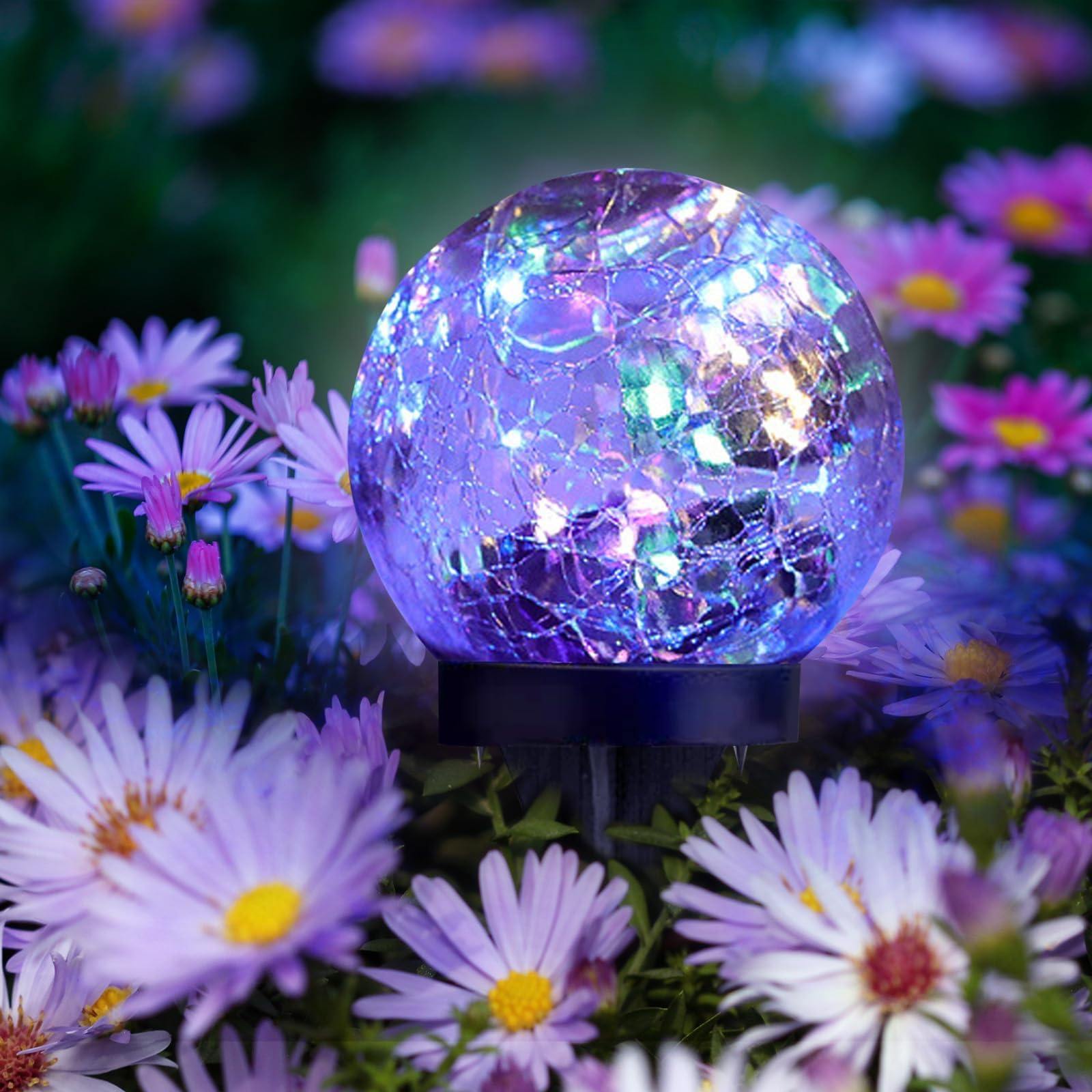 💥ON SALE💥Solar Garden LEDs Glass Ball Lights, Outdoor Waterproof 💡✨