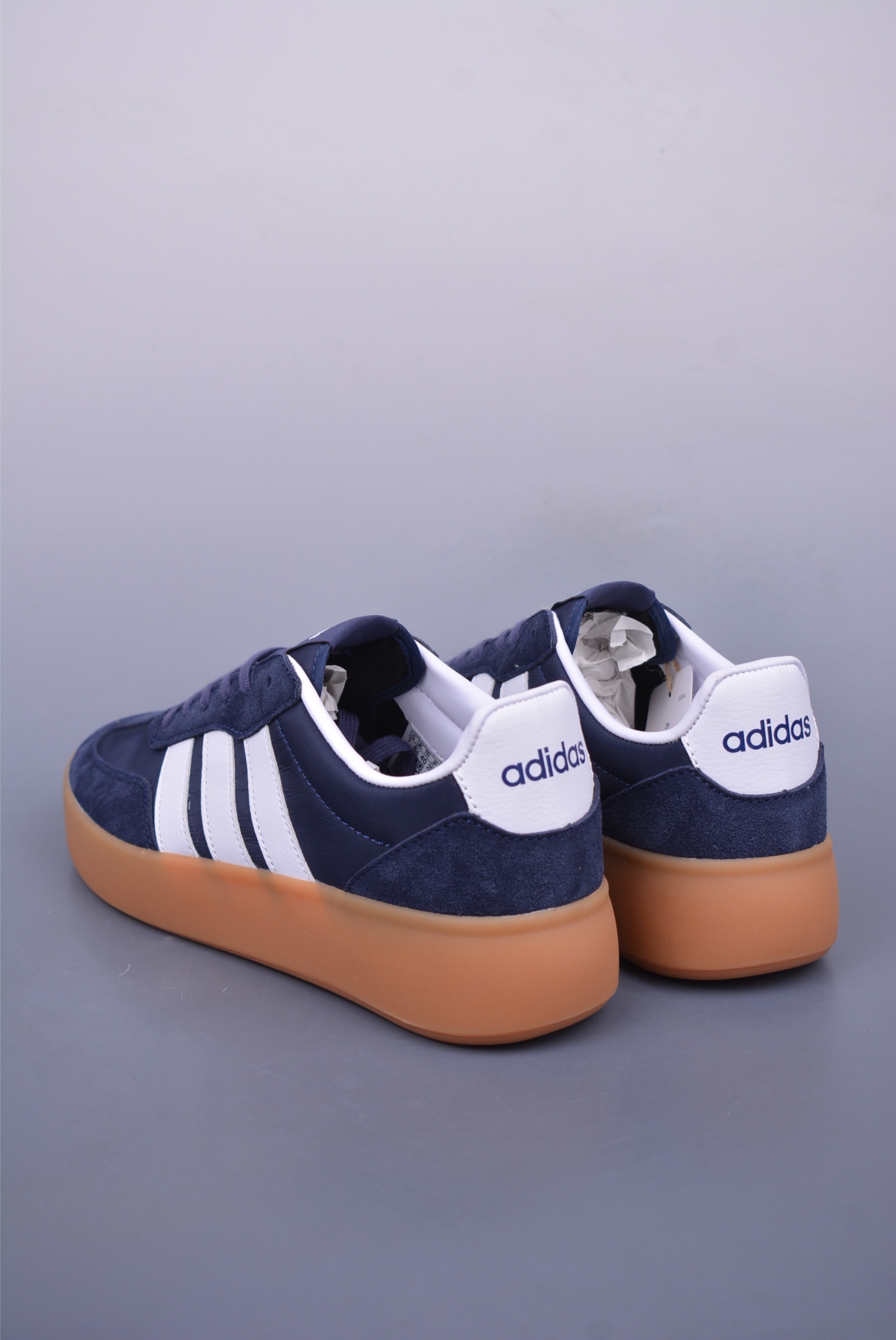 Adidas Barreda Decode Sneakers Navy Blue and White JQ6677