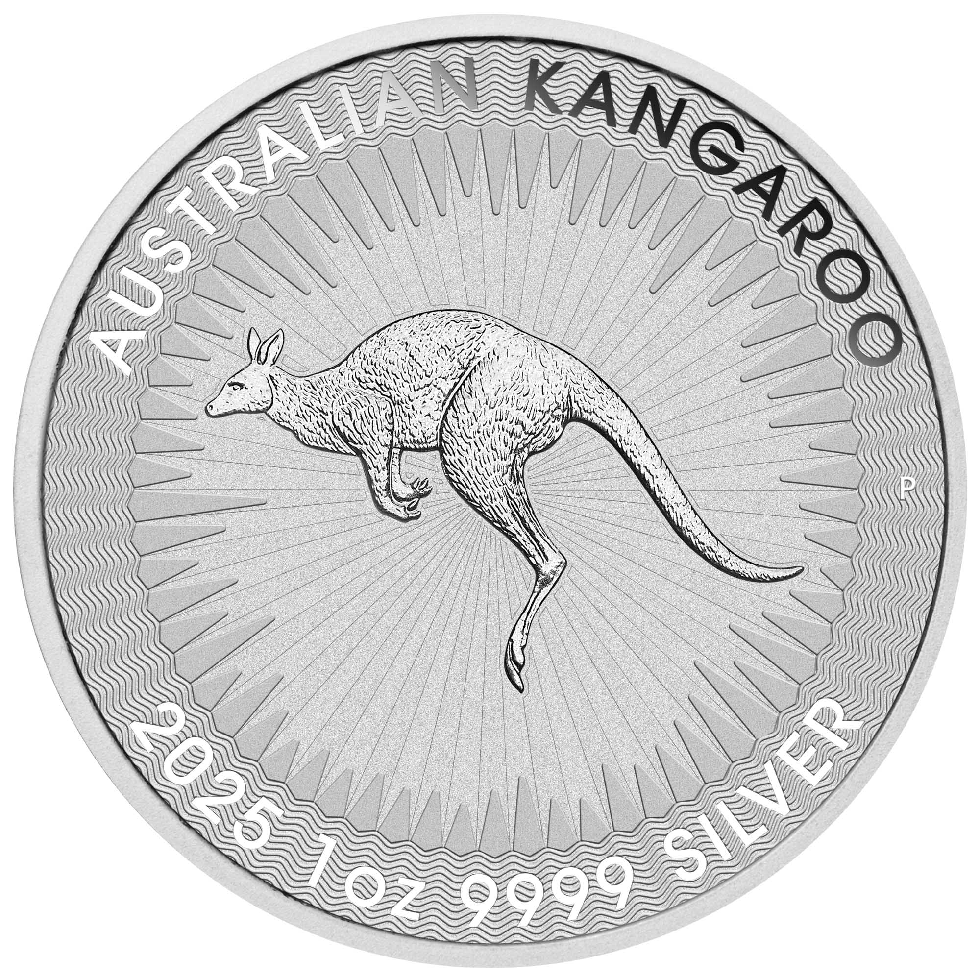 2025 Australia 1 oz Silver Kangaroo Coin BU