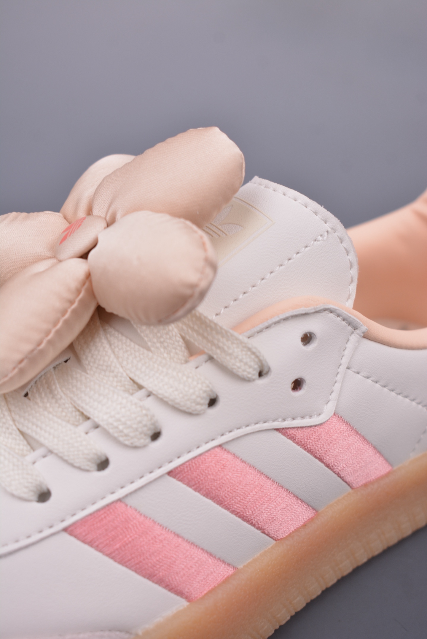 Adidas Originals SambaeBeigePink JR3334