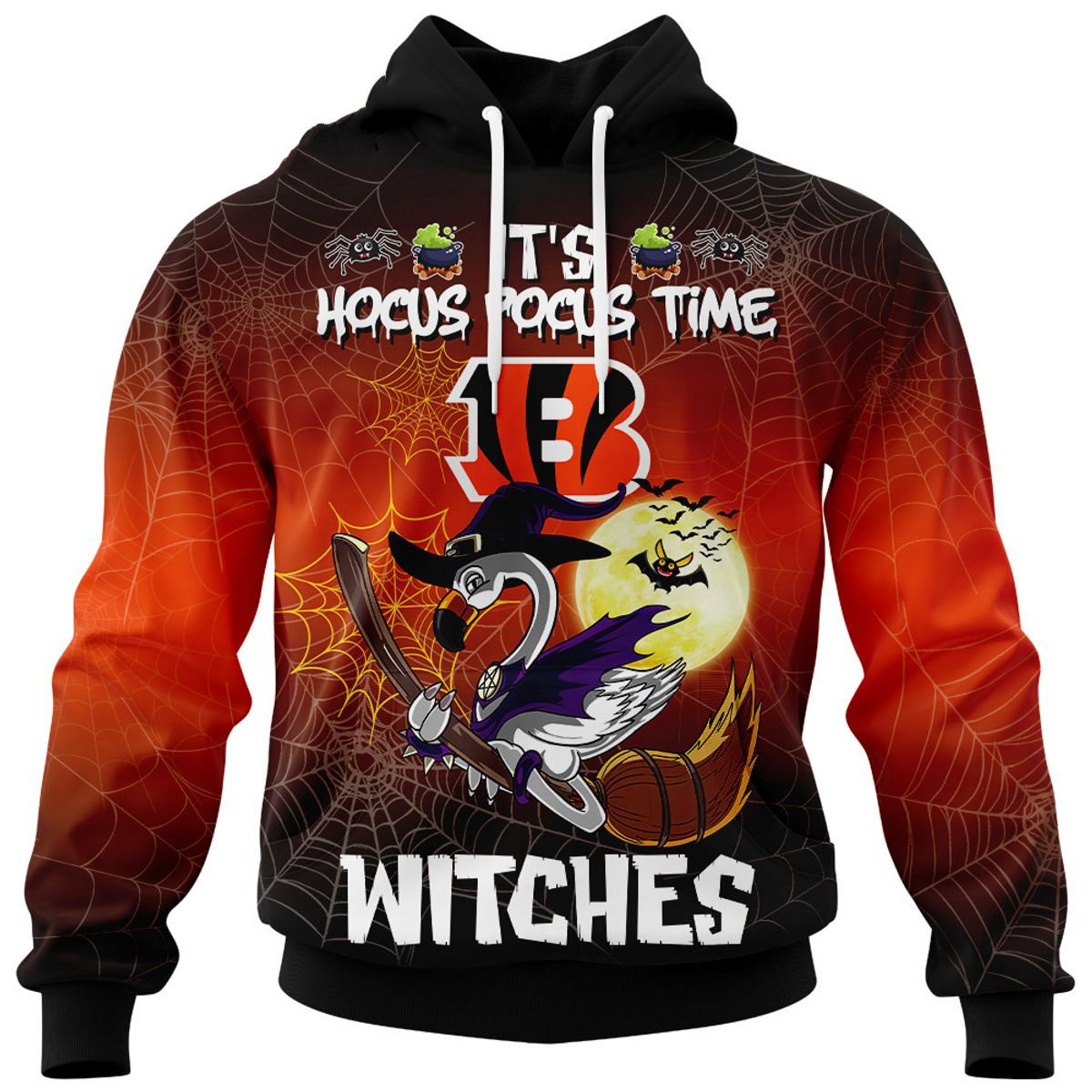 CINCINNATI BENGALS 3D HOODIE HALLOWEEN002