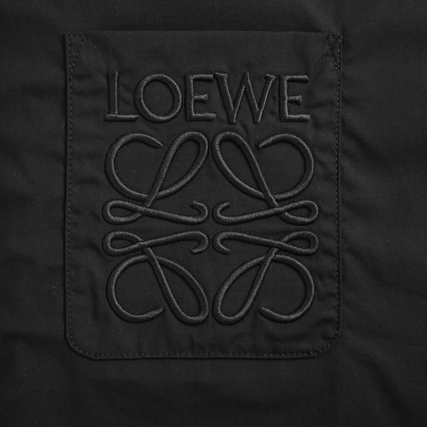 Loewe 25ss Anagram Pocket Embroidered Shirt