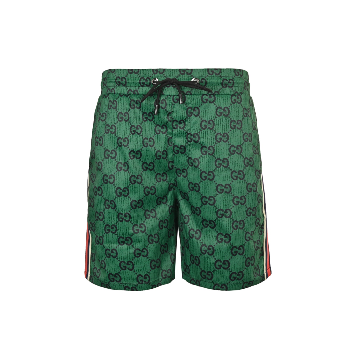 Gucci 25ss side webbing all-over monogram beach shorts