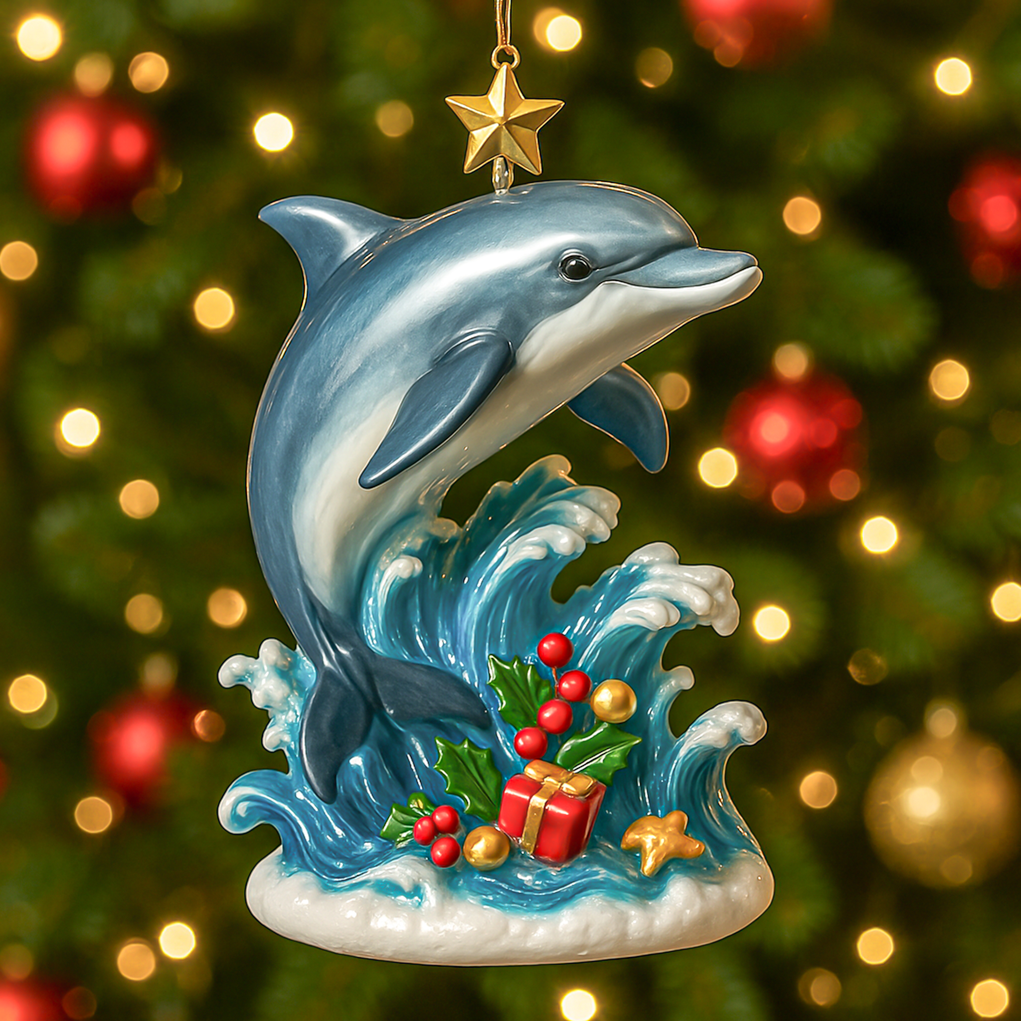 Ocean Wonders Christmas Ornament Set