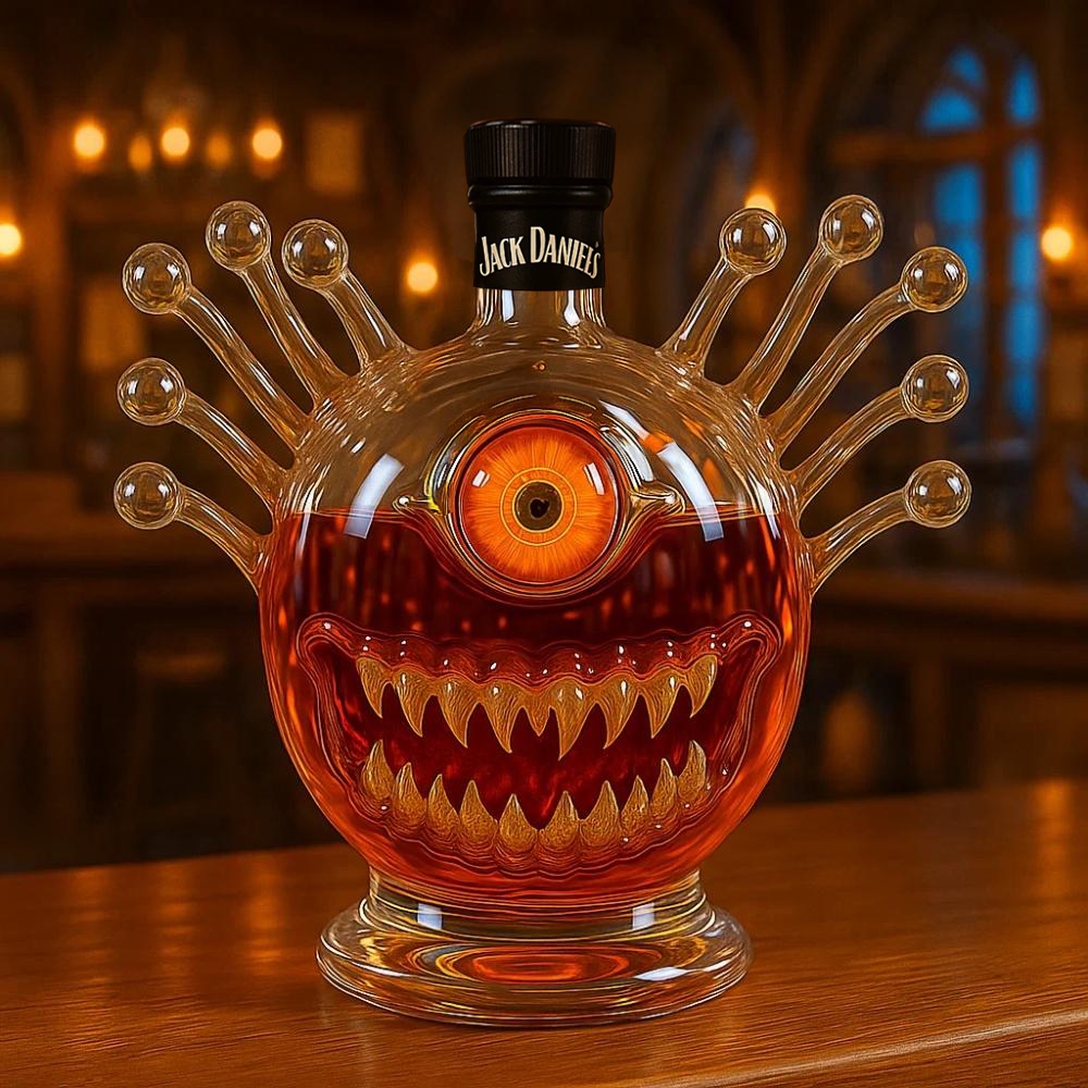 DND Beholder Whiskey Bottle