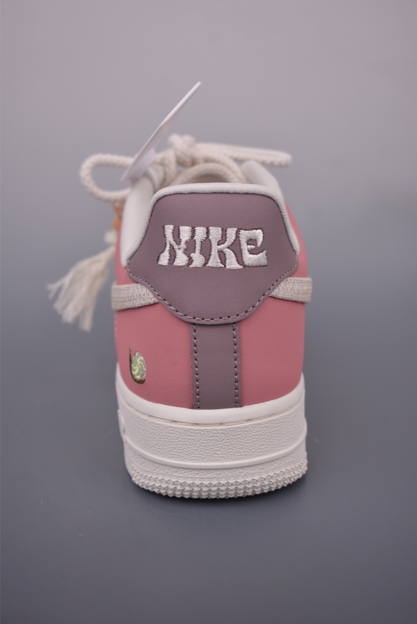 Nike Air Force 1 Low WMNS Embroidered Mushroom Kingdom White and Pink