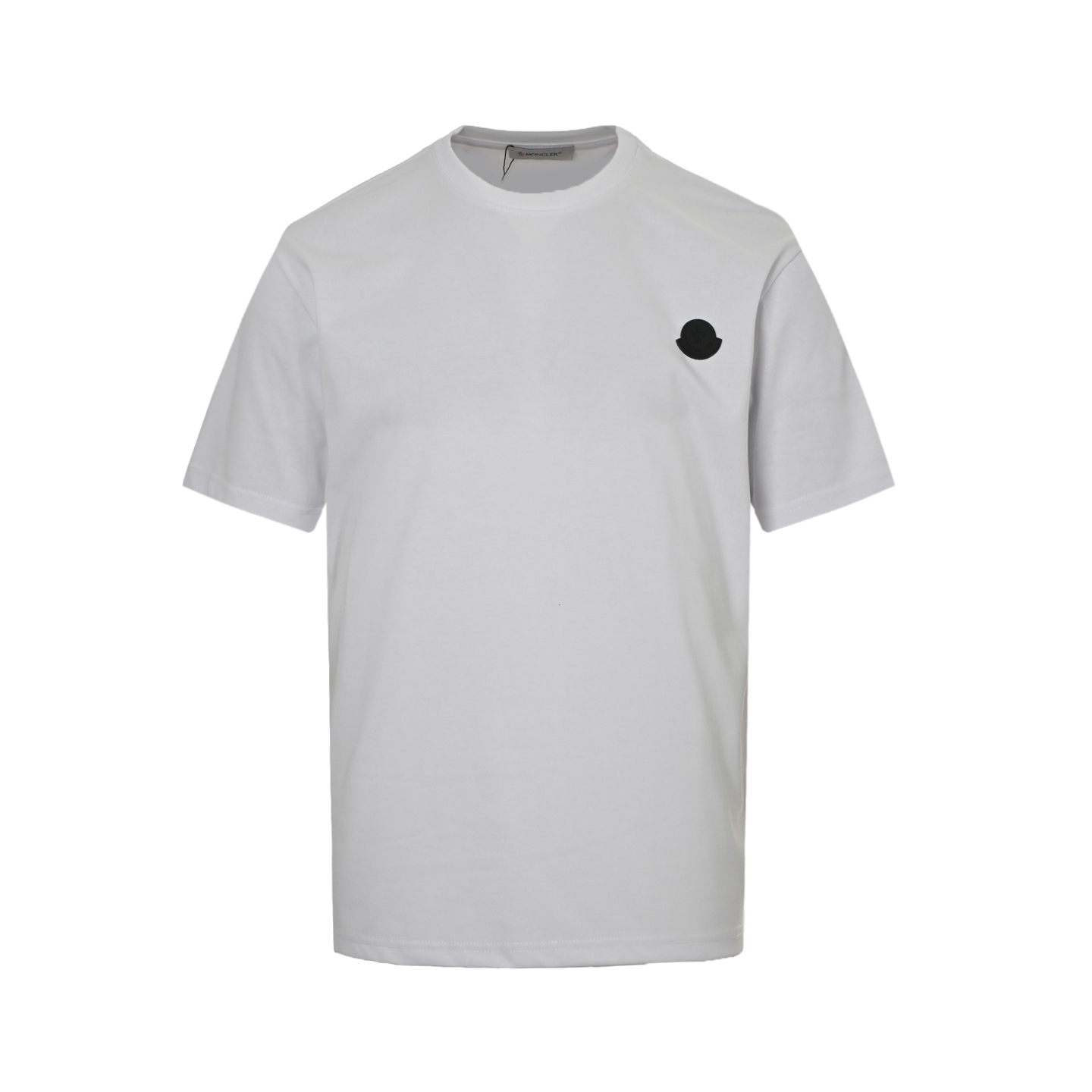 Moncler 25ss chest patch back letter print short sleeves