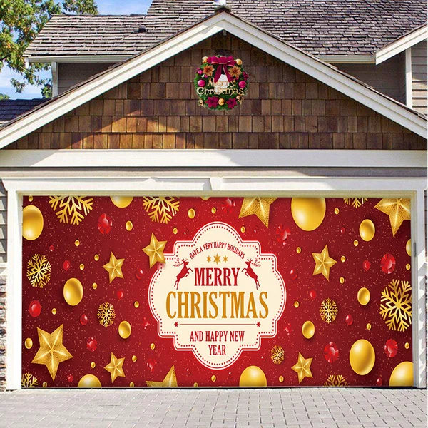 Hot Sale-2023 New Christmas Garage Door Decoration