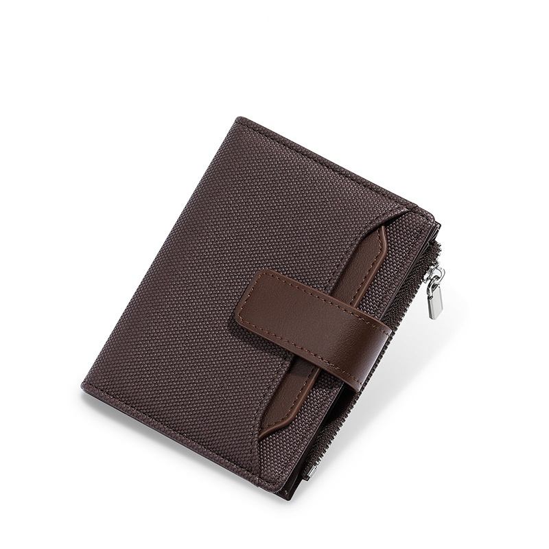 🔥Last Day 50% OFF🔥Small Wallet Leather RFID Blocking Bifold Zipper Pocket Wallet
