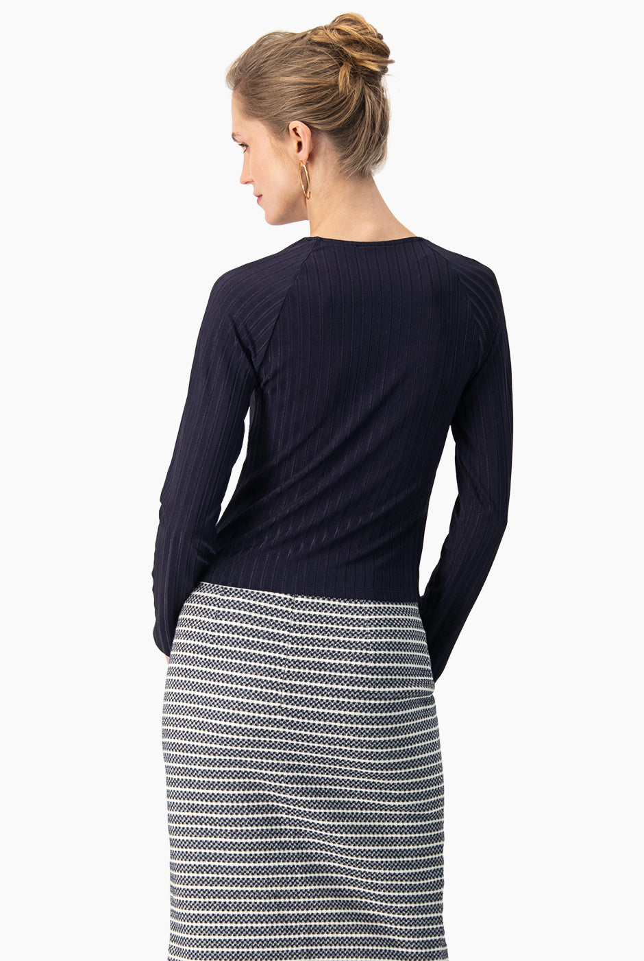 Blusa marino escote gota