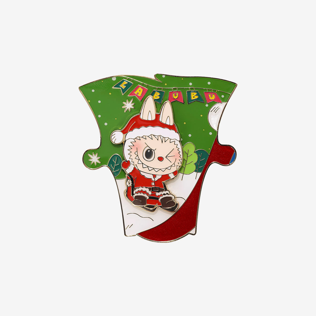 POP MART THE MONSTERS Let's Christmas Series-Fridge Magnet  [1 Blind Box]