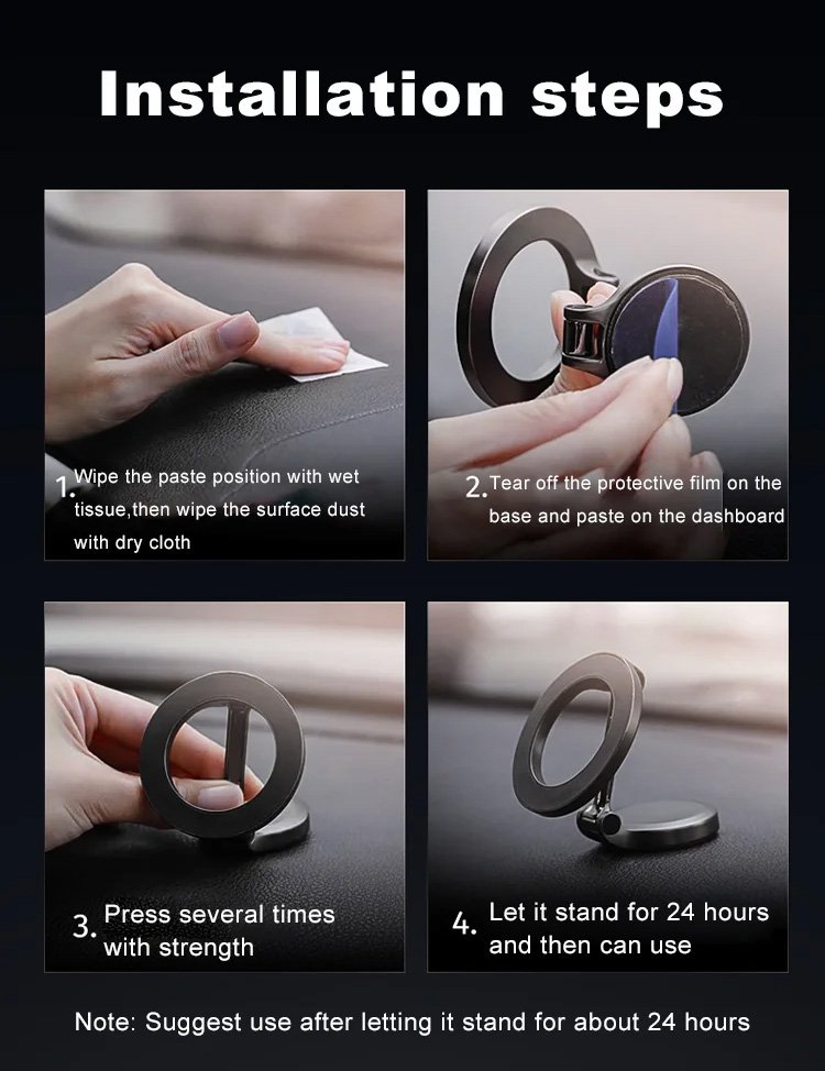 (🔥Last Day Promotion-SAVE 50% OFF)German imported magnetic car phone holder-BUY 2 GET 10% OFF & FREE SHIPPING!